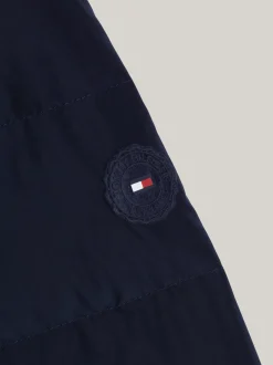 Kurtki & Płaszcze*Tommy Hilfiger Puchowy Płaszcz Adaptive Z Kapturem DESERT SKY