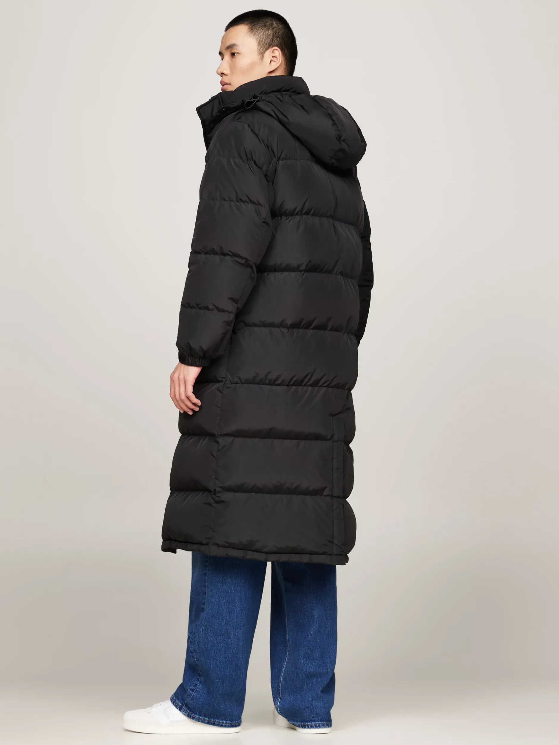 Kurtki & Płaszcze*Tommy Hilfiger Puchowy Płaszcz O Kroju Alaska BLACK