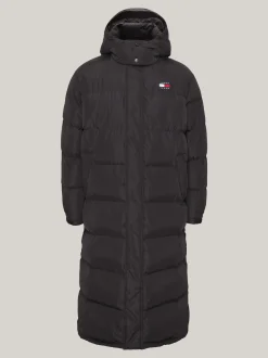 Kurtki & Płaszcze*Tommy Hilfiger Puchowy Płaszcz O Kroju Alaska BLACK