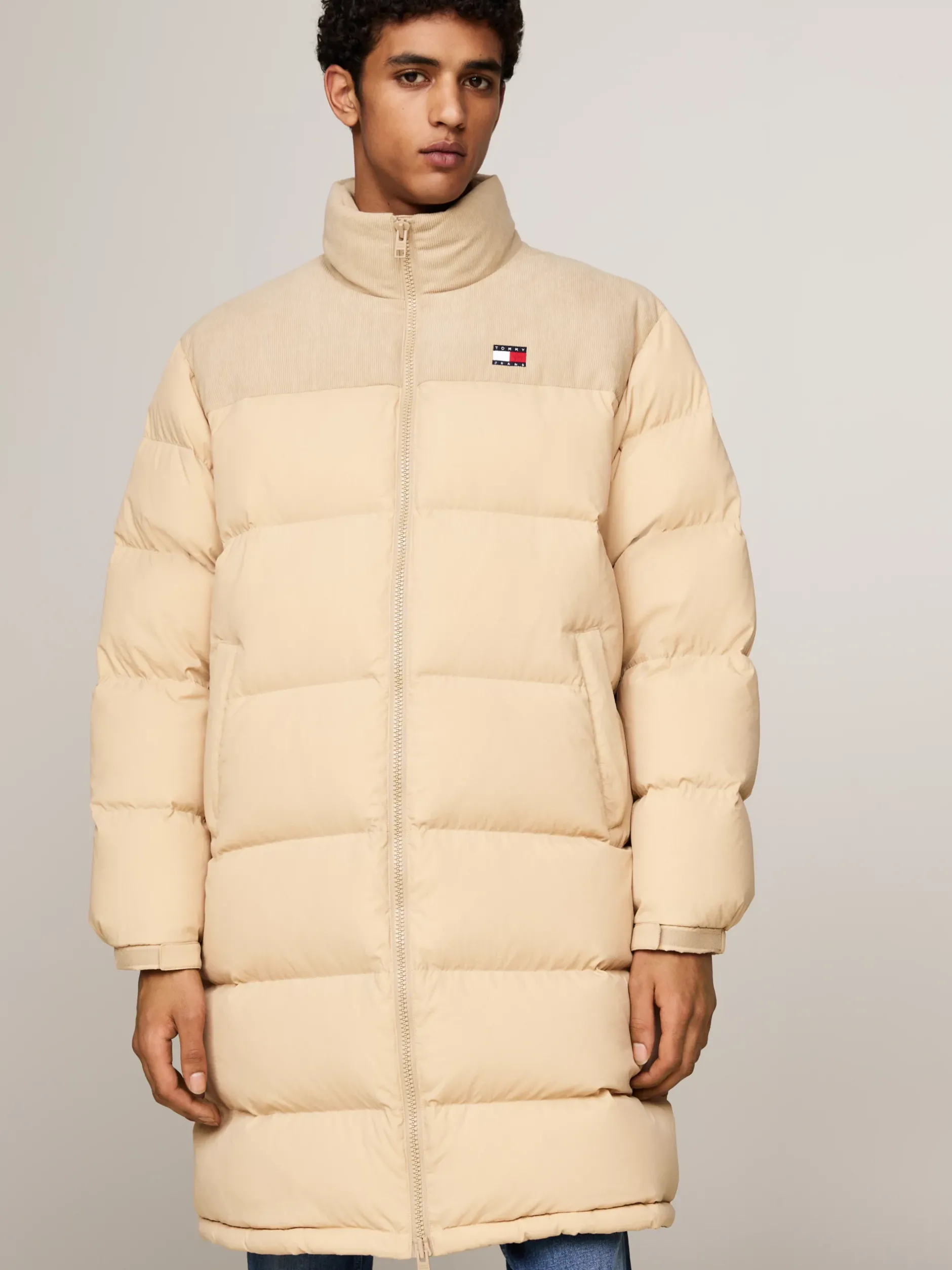 Kurtki & Płaszcze*Tommy Hilfiger Puchowy Płaszcz Typu Alaska GENTLE GOLD