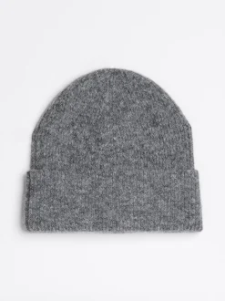 Czapki|Czapki I Szaliki*Tommy Hilfiger Puszysta Czapka Beanie Essential Z Flagą MID GREY MELANGE