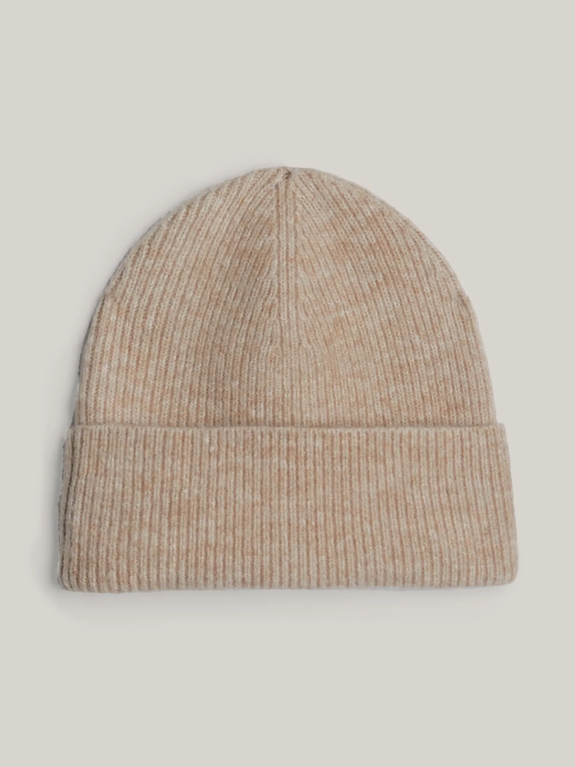 Czapki I Szaliki|Czapki*Tommy Hilfiger Puszysta Czapka Beanie Essential Z Flagą BEIGE