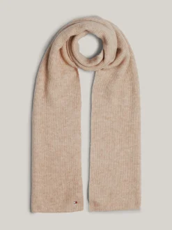 Szaliki|Szaliki*Tommy Hilfiger Puszysty Szal Essential Z Flagą BEIGE
