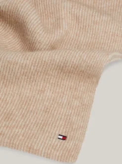 Szaliki|Szaliki*Tommy Hilfiger Puszysty Szal Essential Z Flagą BEIGE