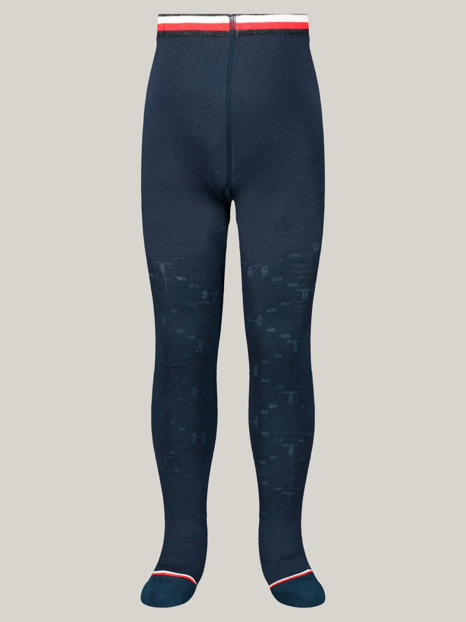 Bielizna & Skarpetki|Underwear & Socks*Tommy Hilfiger Rajstopy We Wzór W Monogramy TH NAVY
