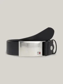 Paski*Tommy Hilfiger Regulowany Pasek Z Logo BLACK