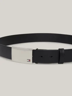 Paski*Tommy Hilfiger Regulowany Pasek Z Logo BLACK