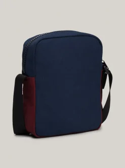 Torebki Na Pasku*Tommy Hilfiger Reporterka W Bloki Kolorów Z Logo WINTER CORPORATE