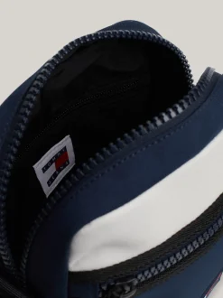 Torebki Na Pasku*Tommy Hilfiger Reporterka W Bloki Kolorów Z Logo WINTER CORPORATE