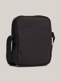 Torebki Na Pasku*Tommy Hilfiger Reporterka W Bloki Kolorów Z Logo BLACK