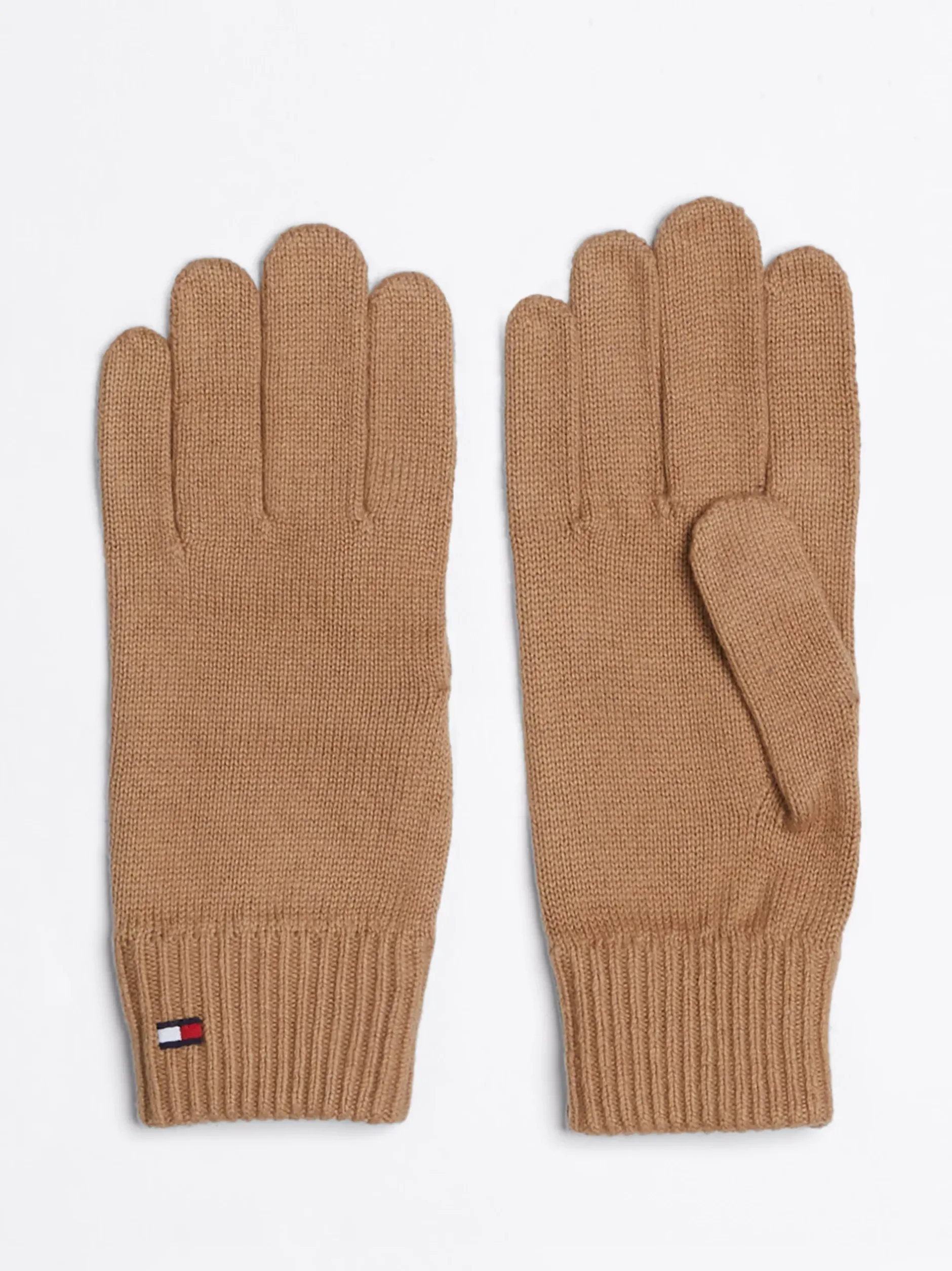 Rękawiczki|Czapki I Szaliki*Tommy Hilfiger Rękawiczki Essential Z Dodatkiem Kaszmiru CAMEL