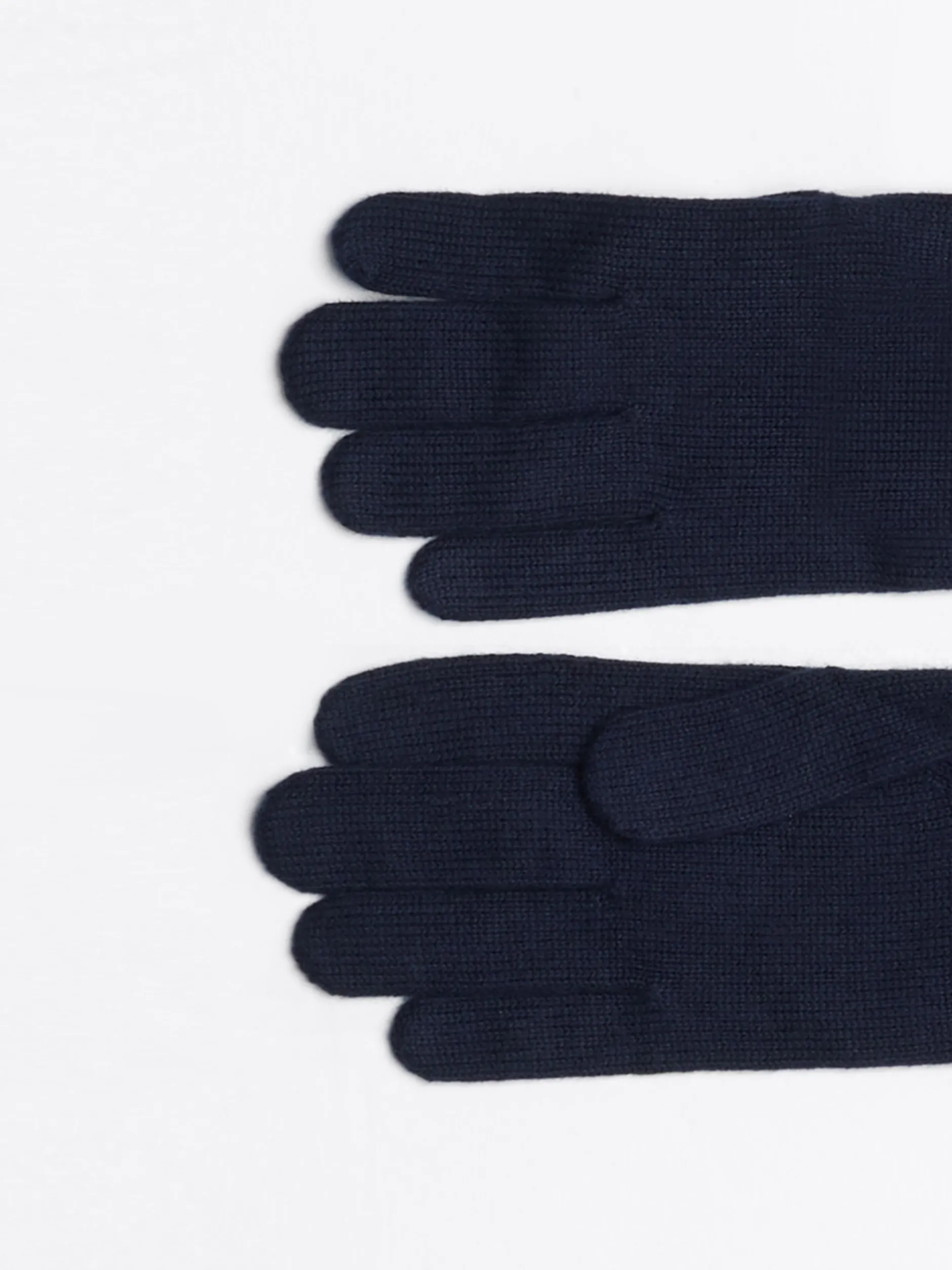 Rękawiczki|Czapki I Szaliki*Tommy Hilfiger Rękawiczki Essential Z Dodatkiem Kaszmiru SPACE BLUE