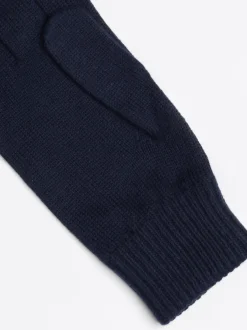 Rękawiczki|Czapki I Szaliki*Tommy Hilfiger Rękawiczki Essential Z Dodatkiem Kaszmiru SPACE BLUE