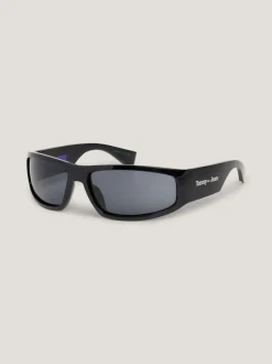 Okulary Przeciwsłoneczne|Okulary Przeciwsłoneczne*Tommy Hilfiger Różowe Prostokątne Okulary Przeciwsłoneczne BLACK