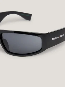 Okulary Przeciwsłoneczne|Okulary Przeciwsłoneczne*Tommy Hilfiger Różowe Prostokątne Okulary Przeciwsłoneczne BLACK