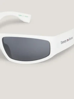 Okulary Przeciwsłoneczne|Okulary Przeciwsłoneczne*Tommy Hilfiger Różowe Prostokątne Okulary Przeciwsłoneczne WHITE