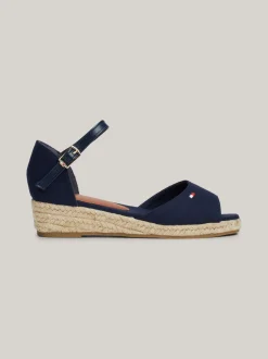 Obuwie I Akcesoria*Tommy Hilfiger Sandały Na Koturnach BLUE