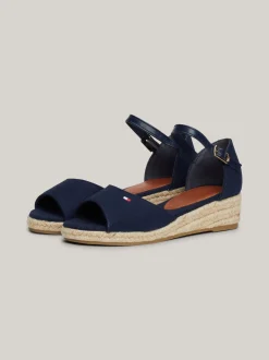 Obuwie I Akcesoria*Tommy Hilfiger Sandały Na Koturnach BLUE