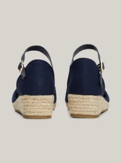 Obuwie I Akcesoria*Tommy Hilfiger Sandały Na Koturnach BLUE