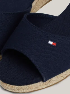 Obuwie I Akcesoria*Tommy Hilfiger Sandały Na Koturnach BLUE