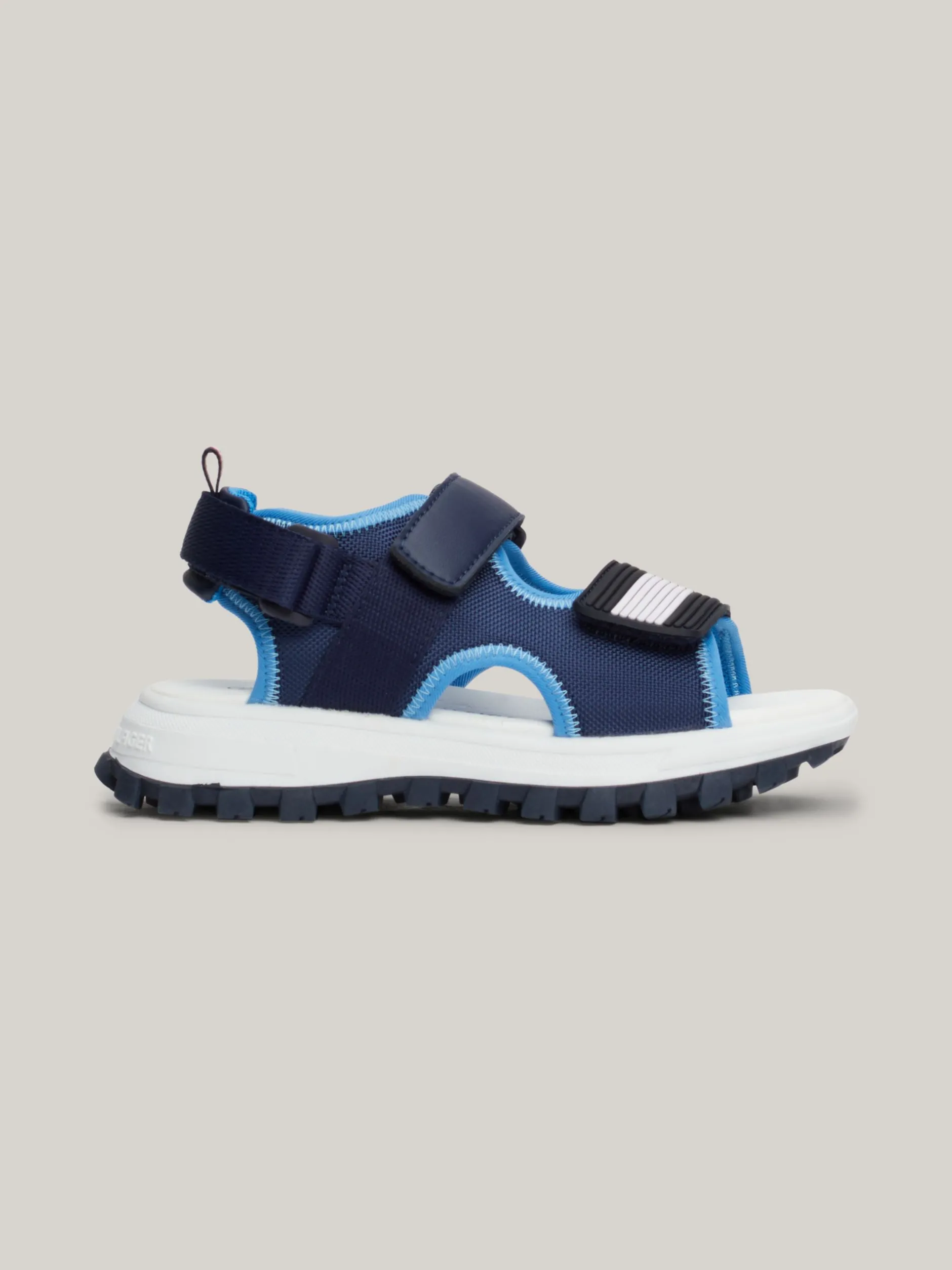 Obuwie I Akcesoria*Tommy Hilfiger Sandały Na Rzepy Z Flagą BLUE