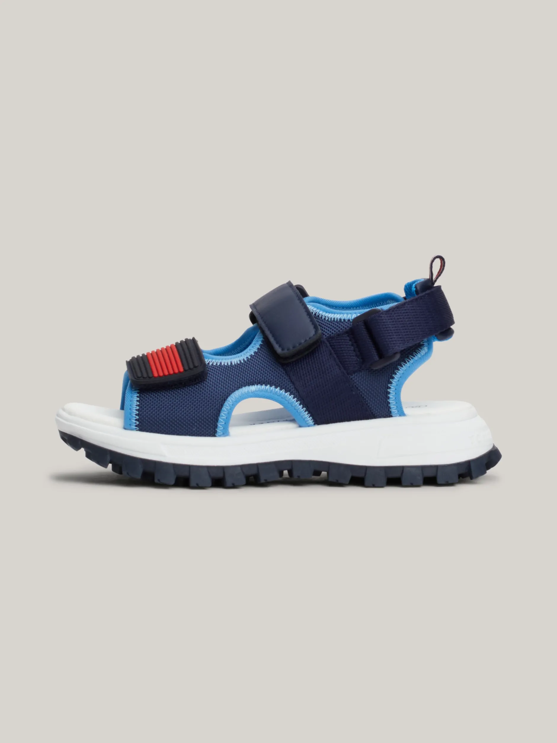 Obuwie I Akcesoria*Tommy Hilfiger Sandały Na Rzepy Z Flagą BLUE