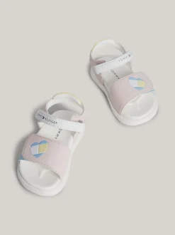 Obuwie I Akcesoria*Tommy Hilfiger Sandały Z Blokami Kolorów I Nadrukiem Flagi MULTICOLOR
