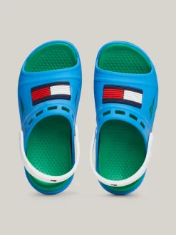 Obuwie I Akcesoria|Obuwie I Akcesoria*Tommy Hilfiger Sandały Z Blokami Kolorów I Flagą SKY BLUE/WHITE