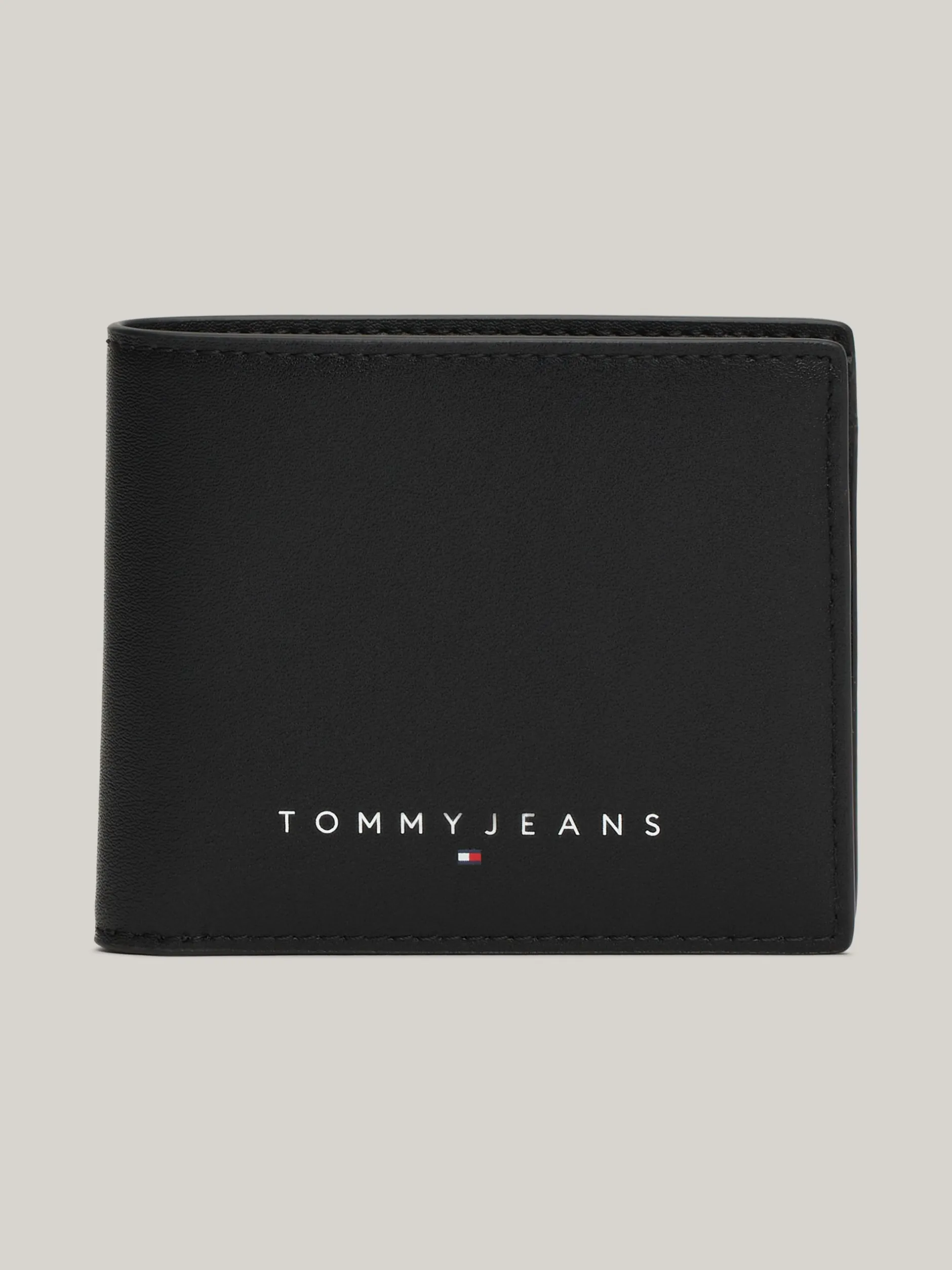 Portfele & Breloczki Do Kluczy*Tommy Hilfiger Składany Portfel Na Karty I Monety BLACK