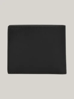 Portfele & Breloczki Do Kluczy*Tommy Hilfiger Składany Portfel Na Karty I Monety BLACK