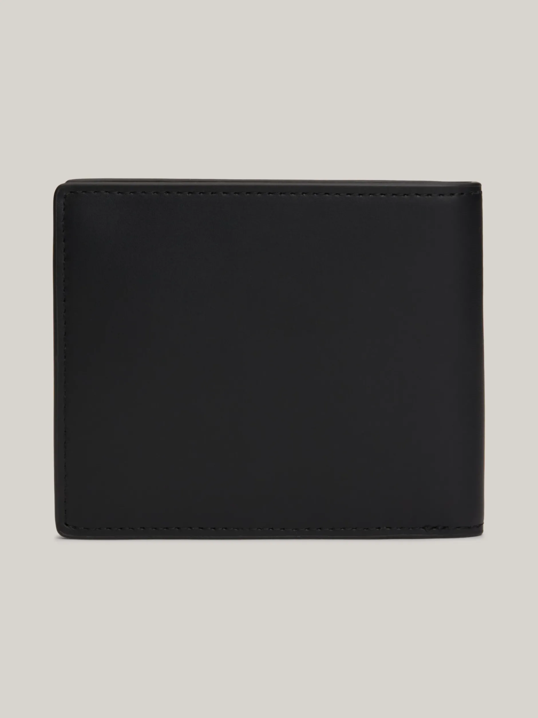 Portfele & Breloczki Do Kluczy*Tommy Hilfiger Składany Portfel Ze Skóry Hilfiger Monotype BLACK
