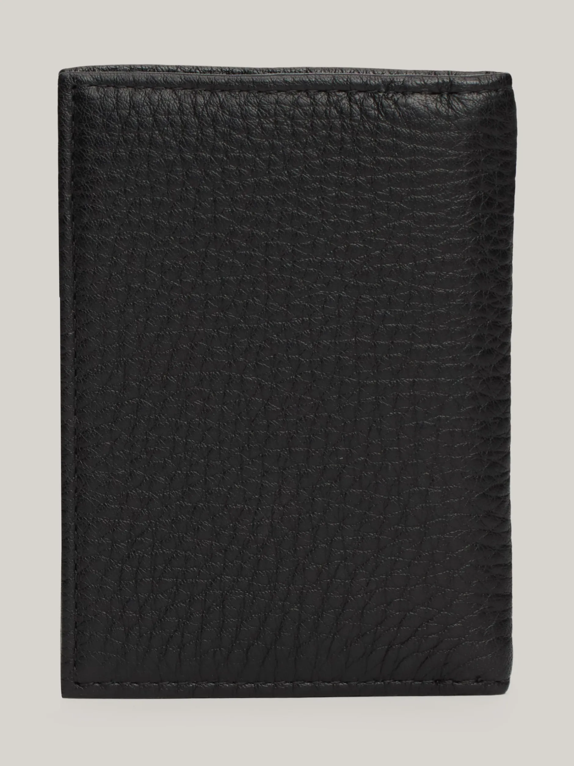 Portfele & Breloczki Do Kluczy*Tommy Hilfiger Składany Portfel Ze Skóry Premium BLACK