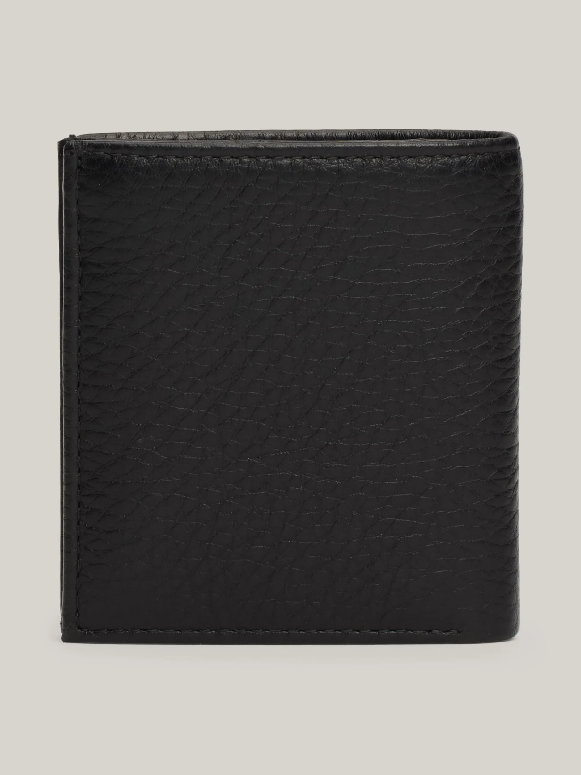 Portfele & Breloczki Do Kluczy*Tommy Hilfiger Składany Portfel Ze Skóry Premium BLACK