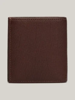 Portfele & Breloczki Do Kluczy*Tommy Hilfiger Składany Portfel Ze Skóry Premium COGNAC