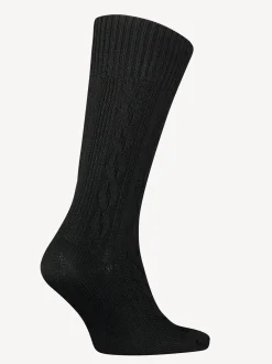 Skarpetki*Tommy Hilfiger Skarpetki Classics O Warkoczowym Splocie BLACK