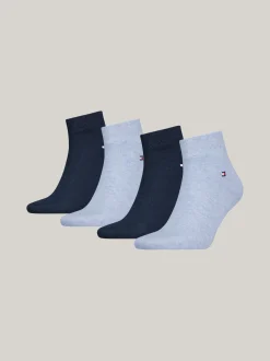 Skarpetki*Tommy Hilfiger Skarpetki Do Kostki, 4 Pary W Zestawie LIGHT BLUE MELANGE