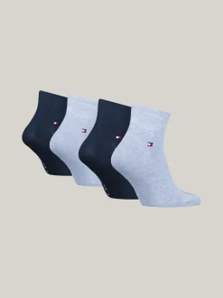 Skarpetki*Tommy Hilfiger Skarpetki Do Kostki, 4 Pary W Zestawie LIGHT BLUE MELANGE