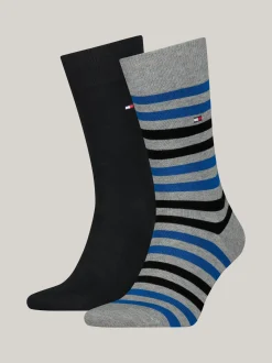 Skarpetki*Tommy Hilfiger Skarpetki W Paski, Zestaw 2 Par BLUE COMBO