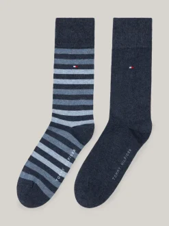 Skarpetki*Tommy Hilfiger Skarpetki W Paski, Zestaw 2 Par JEANS