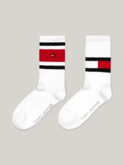 Bielizna & Skarpetki|Underwear & Socks*Tommy Hilfiger Skarpetki Z Blokami Kolorów, Zestaw 2 Par WHITE