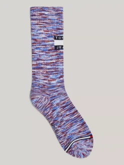 Bielizna & Skarpetki|Underwear & Socks*Tommy Hilfiger Skarpetki Z Nadrukiem Space-dye ROUGE RED