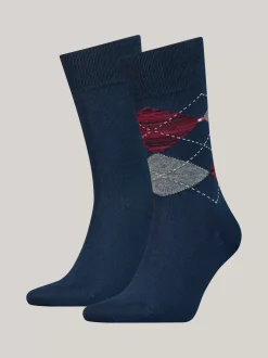Skarpetki*Tommy Hilfiger Skarpety W Kratkę NAVY AND RED