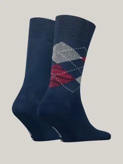 Skarpetki*Tommy Hilfiger Skarpety W Kratkę NAVY AND RED