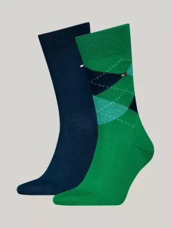 Skarpetki*Tommy Hilfiger Skarpety W Kratkę GREEN COMBO