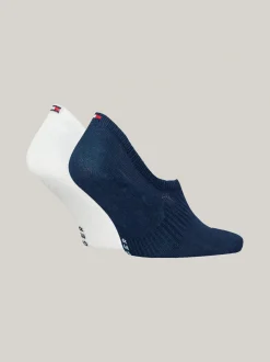 Skarpetki*Tommy Hilfiger Skarpety-stopki Z Monogramem TH, Zestaw 2 Par NAVY