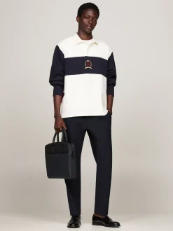 Torby Na Laptopa*Tommy Hilfiger Skórzana Torba Na Laptopa TH Business Z Fakturą BLACK