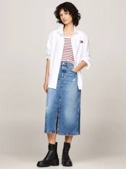 Sznurowane Botki|Botki*Tommy Hilfiger Skórzane Botki Na Obcasie Klockowym BLACK