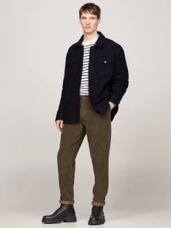 Buty Sznurowane|Buty*Tommy Hilfiger Skórzane Botki Na Podeszwie Z Protektorem BLACK