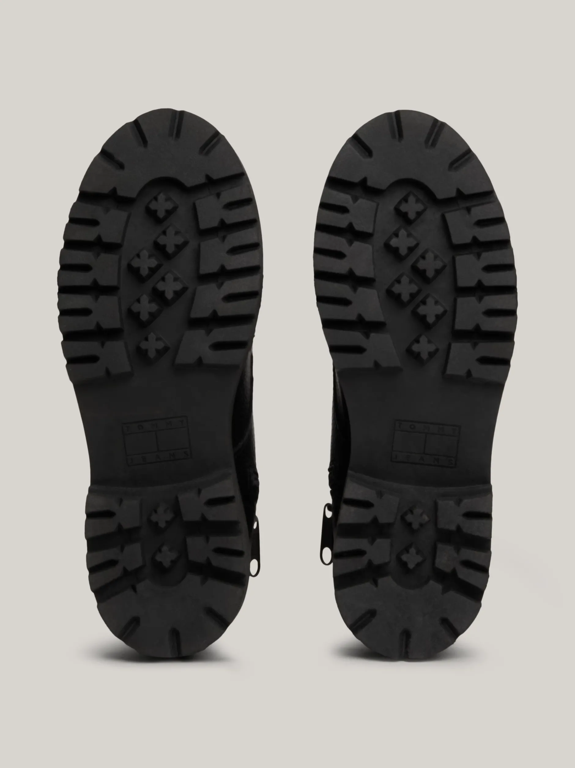 Sznurowane Botki|Botki*Tommy Hilfiger Skórzane Botki Z Ciepłą Wyściółką BLACK