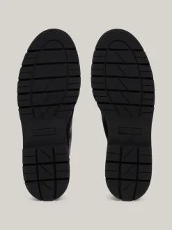 Sznurowane Botki|Botki*Tommy Hilfiger Skórzane Botki Z Monogramem TH BLACK